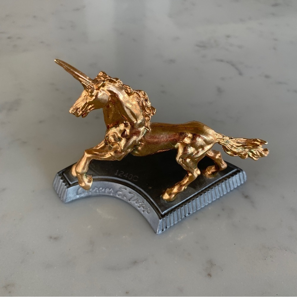 Carver E. Tripp‎ Gold Unicorn